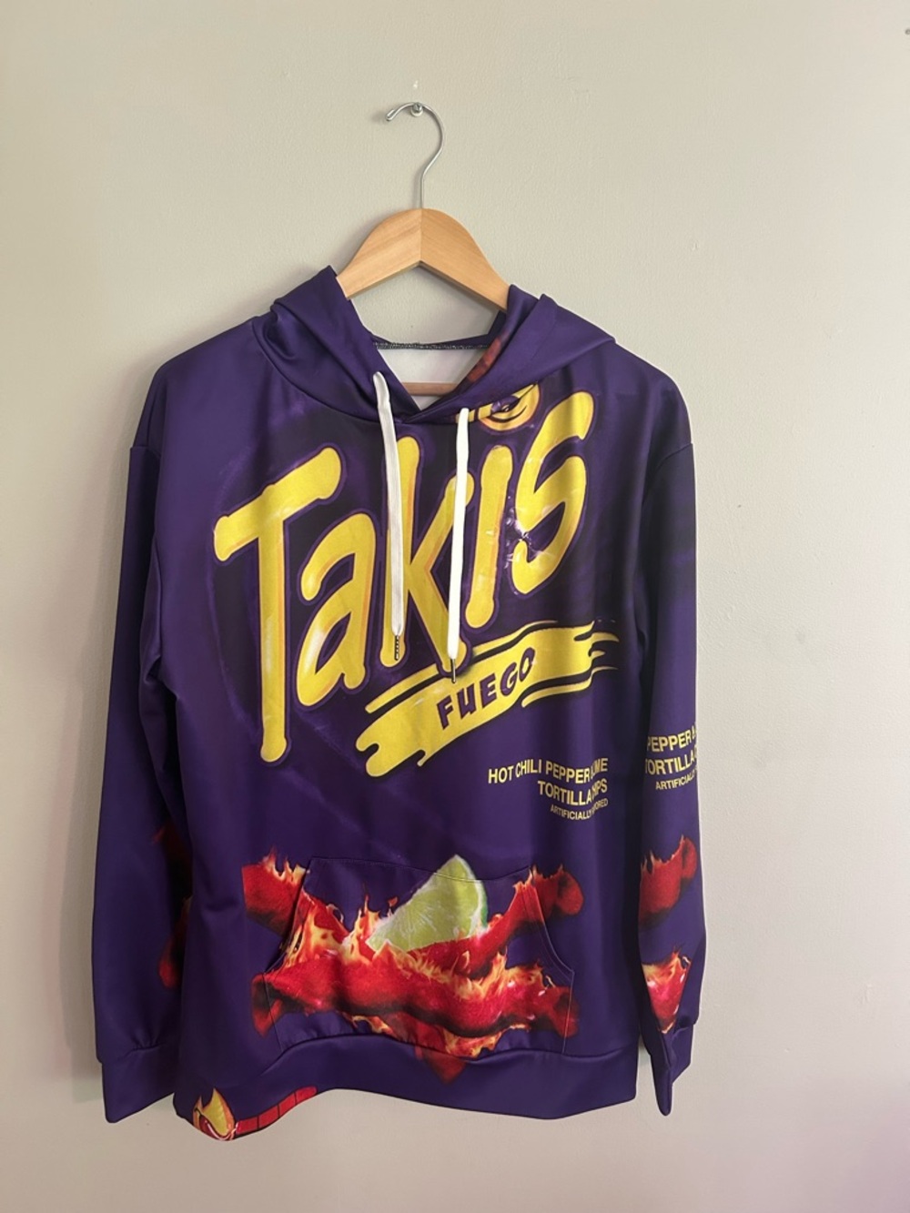 Takis Fuego Purple Graphic Hoodie